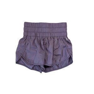 Free People FP Movement Shorts Women Purple The Way Home High Rise Lined M